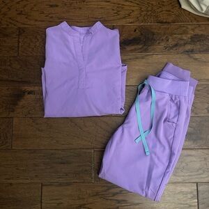 Lilac Dawn Figs Scrubs
